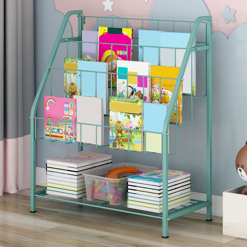 Contemporary Style Bookcase Closed Back Bookshelf for Home Office and Study Room