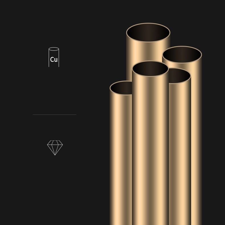 Contemporary Gold Bath Faucet Floor Mounted Full Copper High Arc Tub Faucet Trim