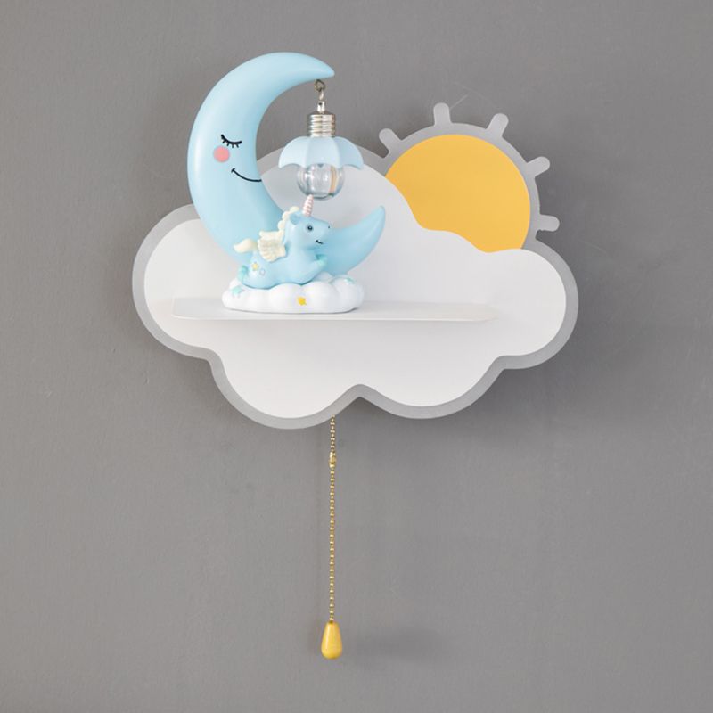 Cloud Shape Wall Mounted Light Minimalist LED Metal Wall Mounted Lighting for Bedroom