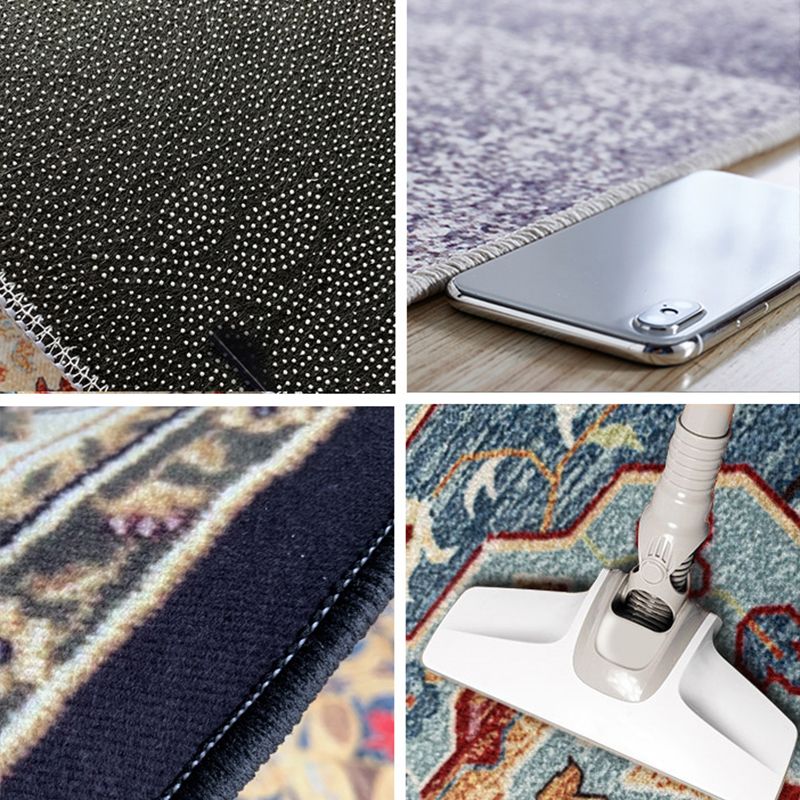 Area vintage di chiaro tappeto Polyester Etnic Pattern Easy Care Tappet per soggiorno