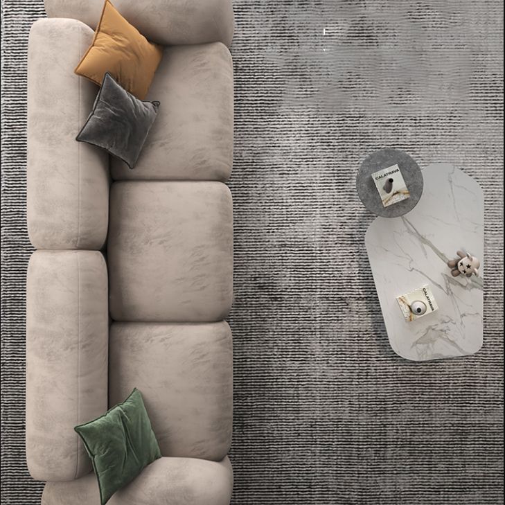 Tropical Settee Living Room Gray Cushions Standard Square Arm Seating
