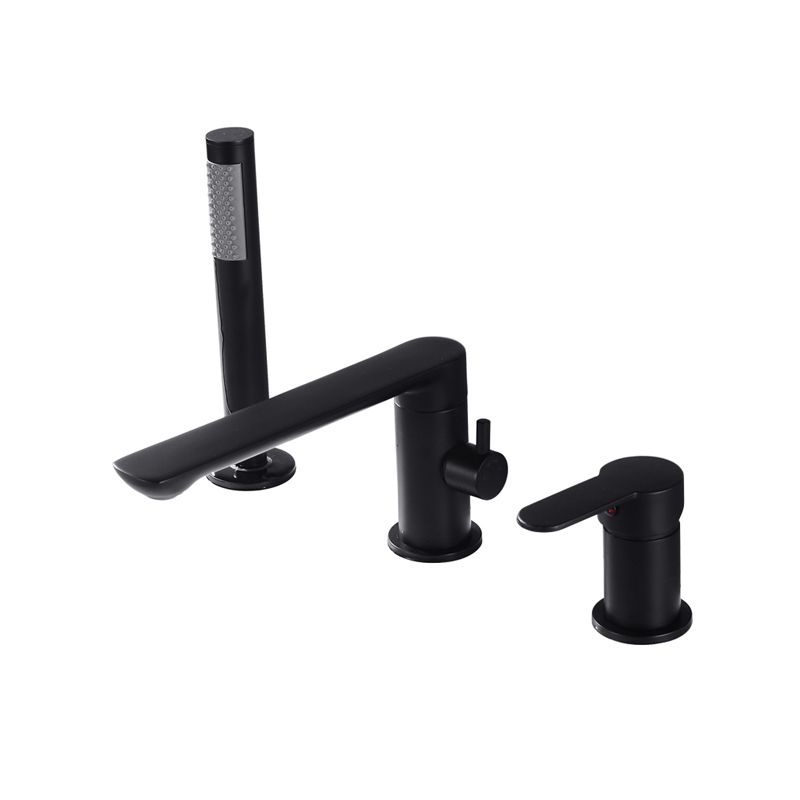 Bathroom Faucet Rod Handle Temperature Control Bathtub Faucet