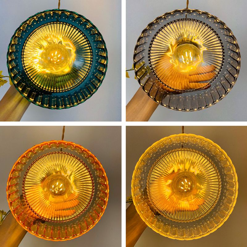 LAMPAGNO DI LUCE LAMPAGGIO LIMINA RETRO 1 LAMPAGGIO PRISMATICO PENDANTE PENDANTE PER LA SOGGIO