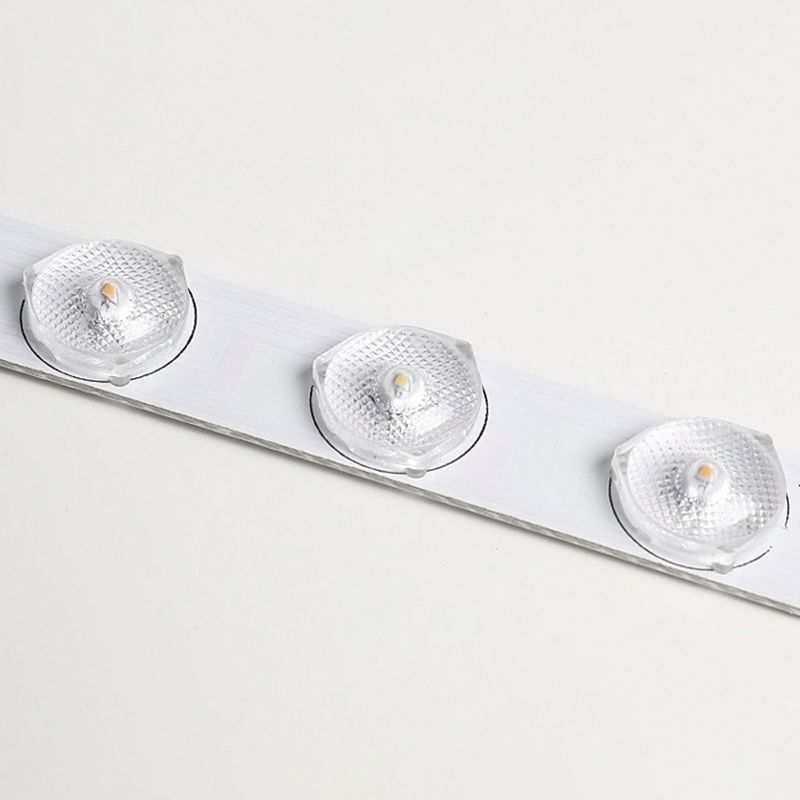 Nordische Metall Deckenventilator 1-Kopf-Flush-Halterungs-Leuchten mit ABS-Lüfterklinge