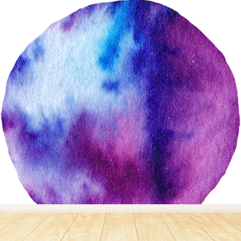 Science Fiction Universe Sphere Mural Bright Color Waterproofing Wall Covering for Bedroom