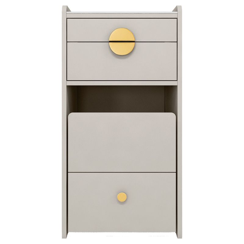 Modern White/Grey Makeup Vanity Desk Table Wood Makeup Counter