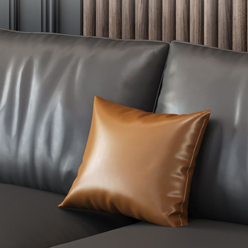 Dark Gray Removable Cushions Square Arm Sofa/Sectional for Living Room