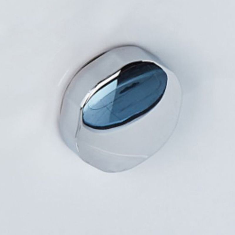 Contemporary Acrylic Back to Wall Bathtub Rectangle Air/Whirlpool/Soaking Bathtub