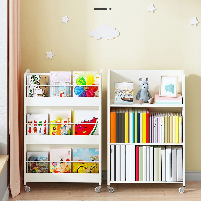 Contemporary Style Bookshelf Engineered Wood Bookcase for Home Study Room