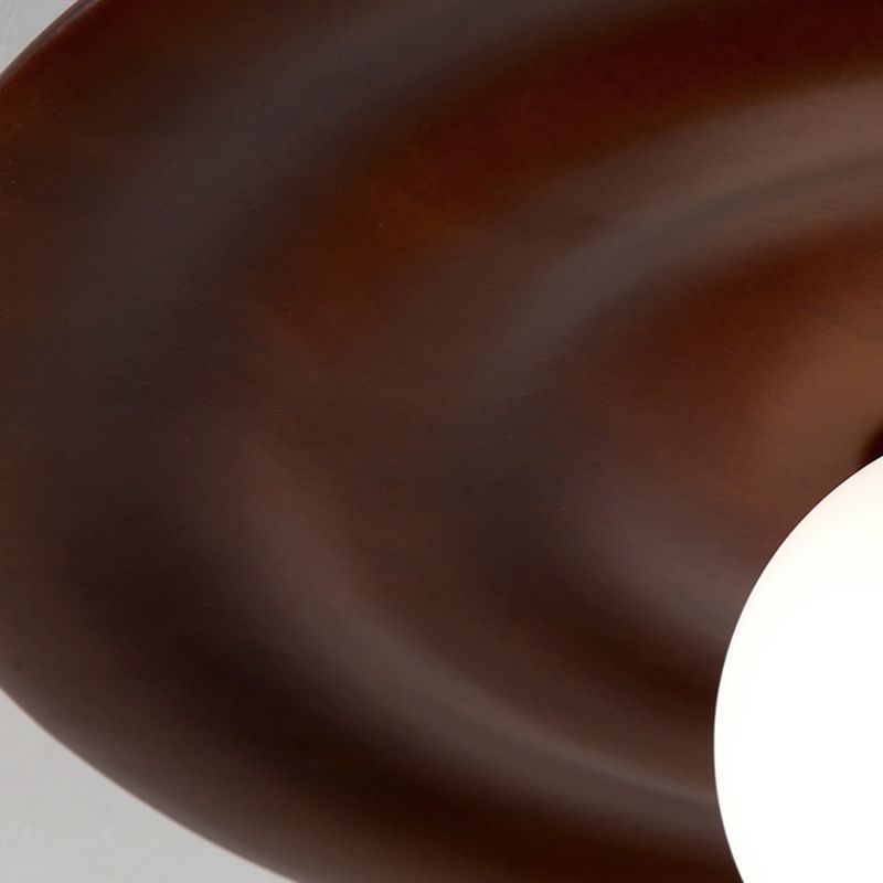 Moderne creatieve single hanging lamp houten schuur hanglamp voor eetkamer