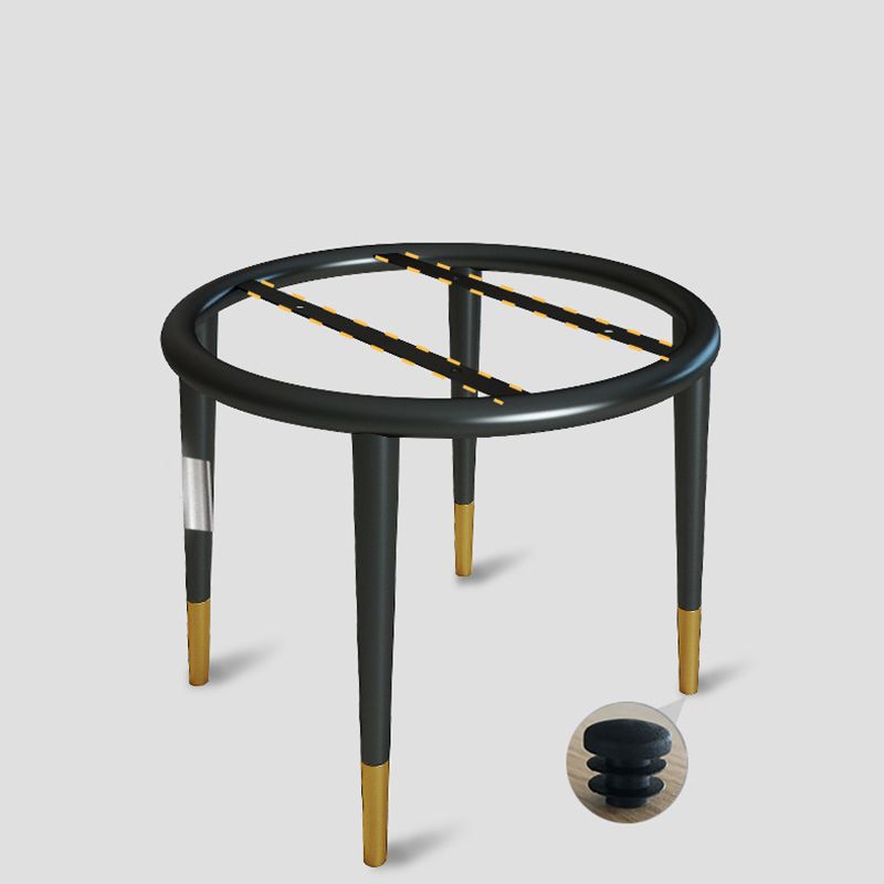 Nordic Style Dining Chairs Armless Dining Chair with Metal Legs for Kitchen