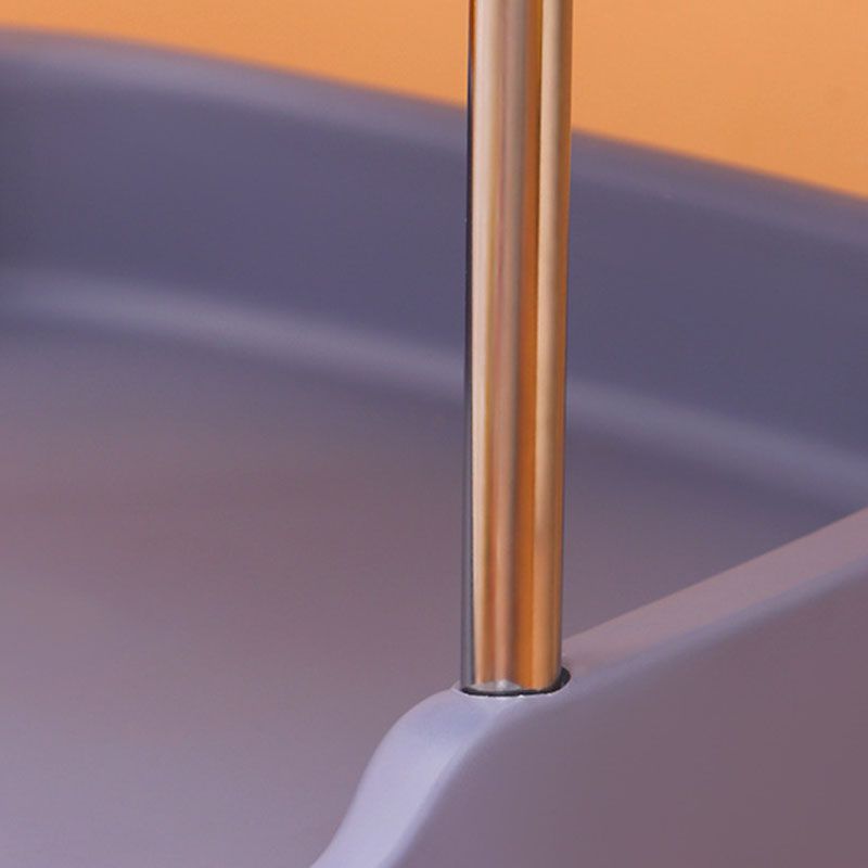 Modern Plastic Bookcase White Geometric Bookshelf for Any Room