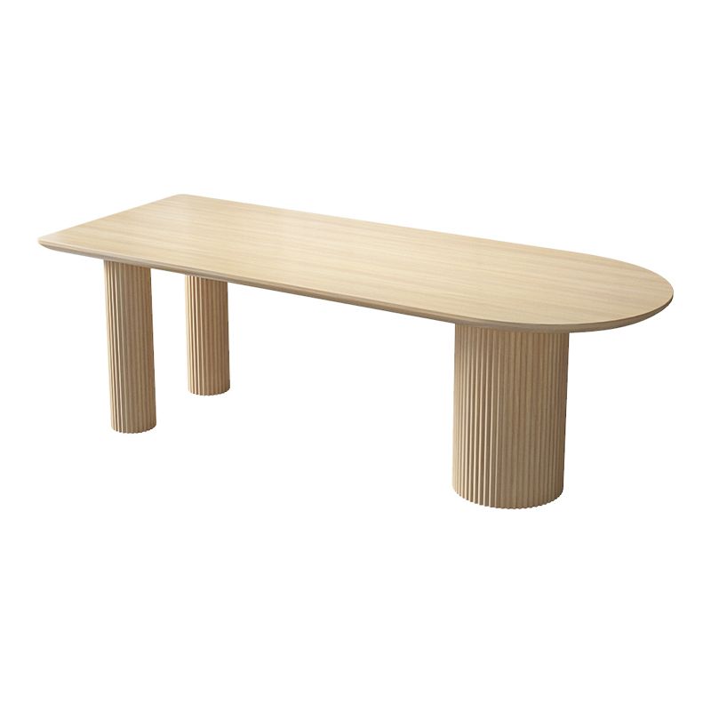Contemporary Free Form Dining Table Solid Wood Dining Table for Dining Room