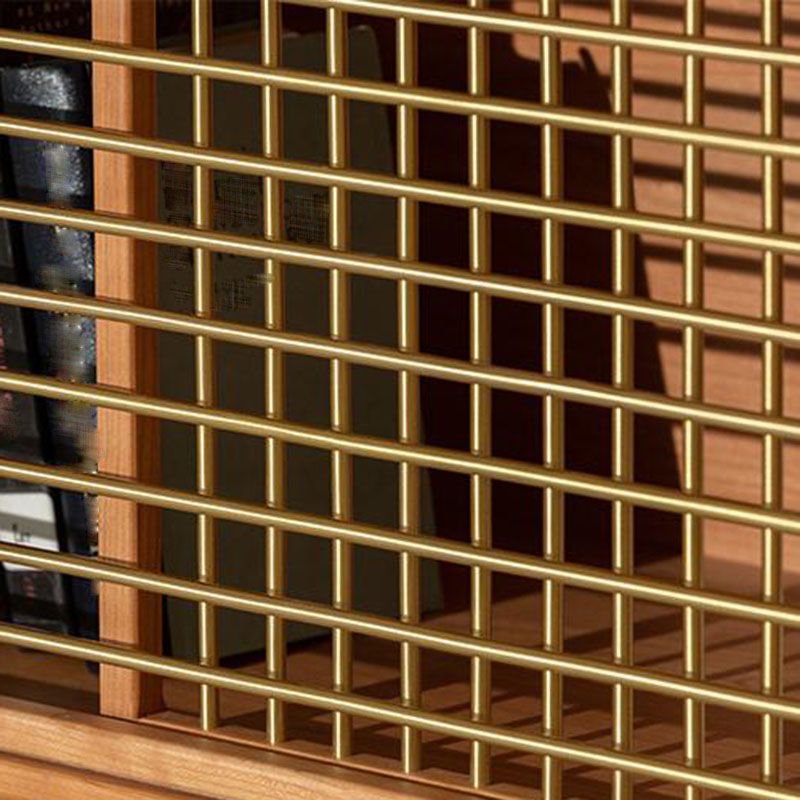 Contemporary Open Back Standard Bookcase Solid Wood Bookshelf with Shelves