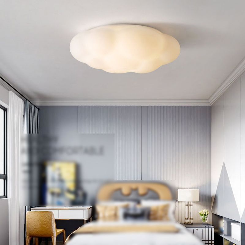 Lampada da incasso contemporanea in plastica, luci da incasso in bianco per camera da letto