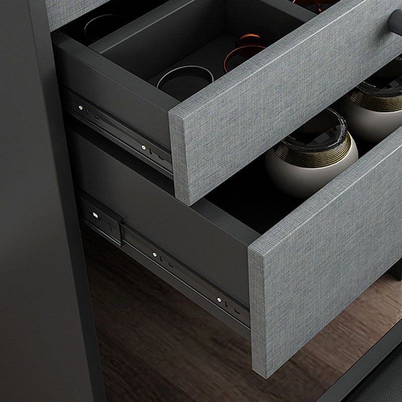 Make-up Vanity with 5 Storage Drawers 15.74" Wide Wooden Dresser