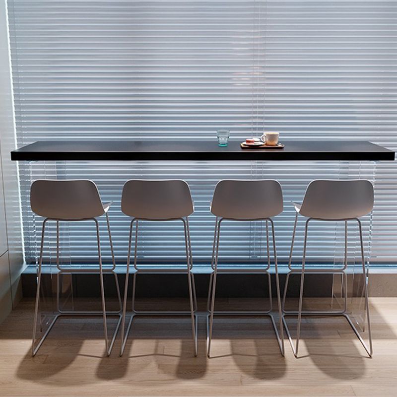 Glam Solid Wood Bar Table Tulip Dining Table for Kitchen Living Room