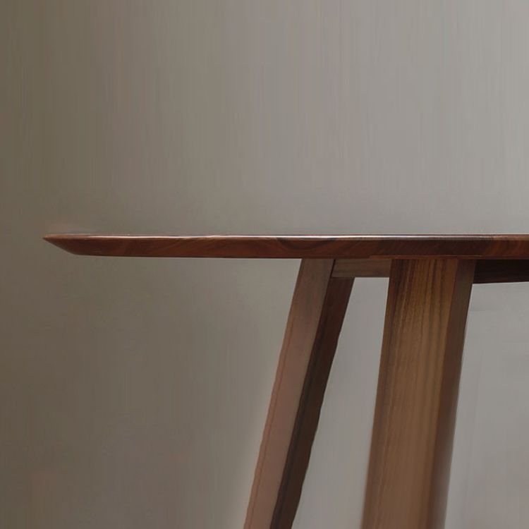 1/2/4/7 Pcs Wood Modern Dining Room Set with Round Table and Wood Chairs Dinette Set