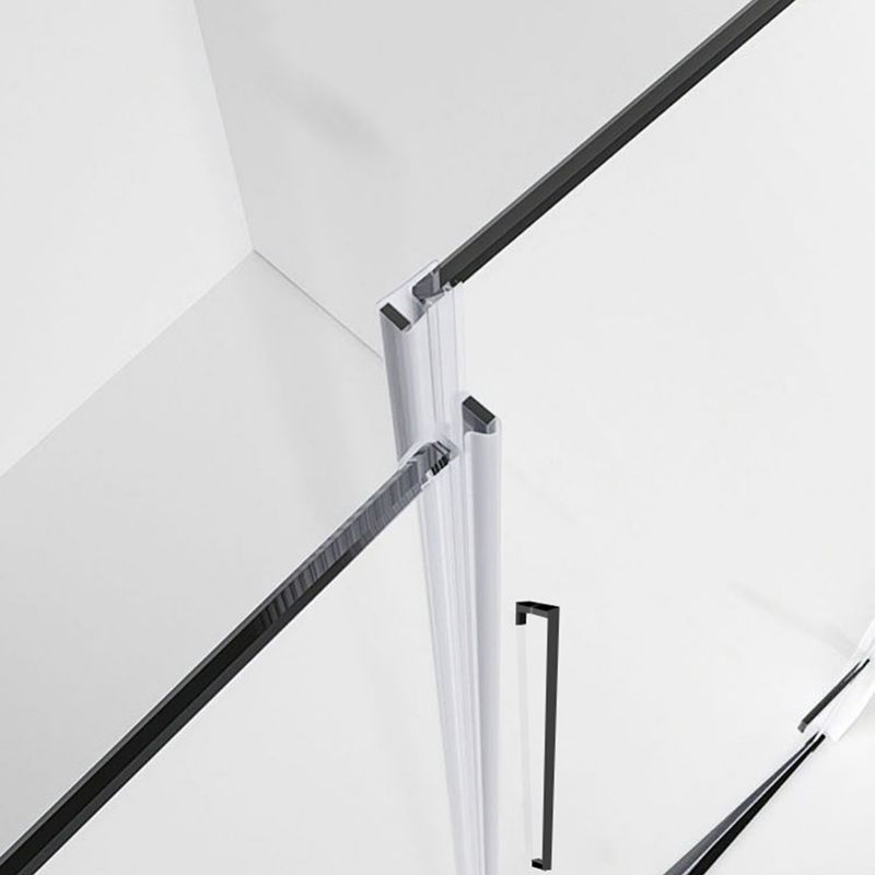 Frameless Hinged Shower Bath Door Transparent Glass Shower Screen