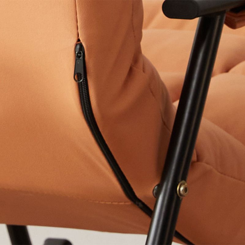 Upholstered Rocking Chair Living Room Rocker Chair with Padded Seat