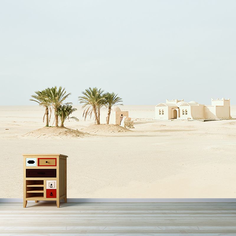 Desert Landscape Resistant Mural Wallpaper Environment Friendly Sleeping Room Wall Mural