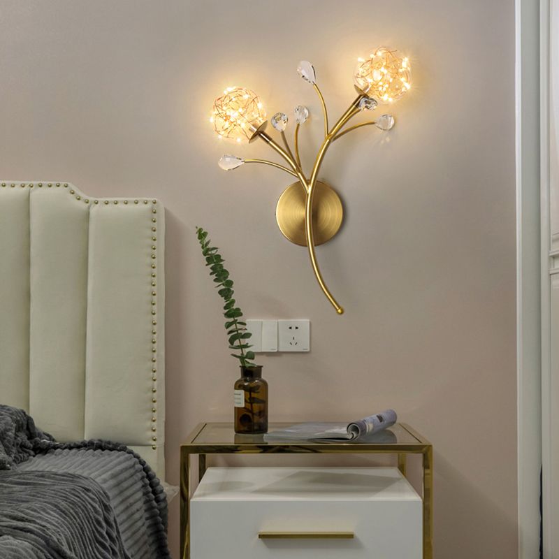 Kugelform Glaswand Licht moderner Stil 2 Leichter Wandhalterung Licht