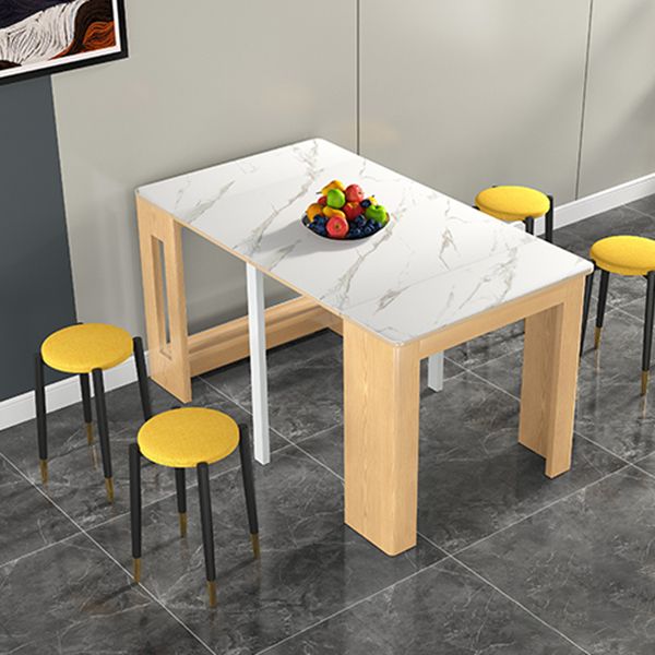 Contemporary Style Dinner Table Rectangle Furniture,72.3"L x 31.5"W x 29.5"H