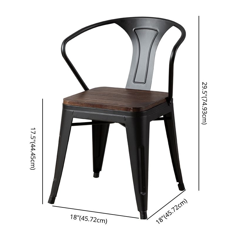 Industrial Dining Table Set with Rectangle Top and Black Base Kitchen Furniture