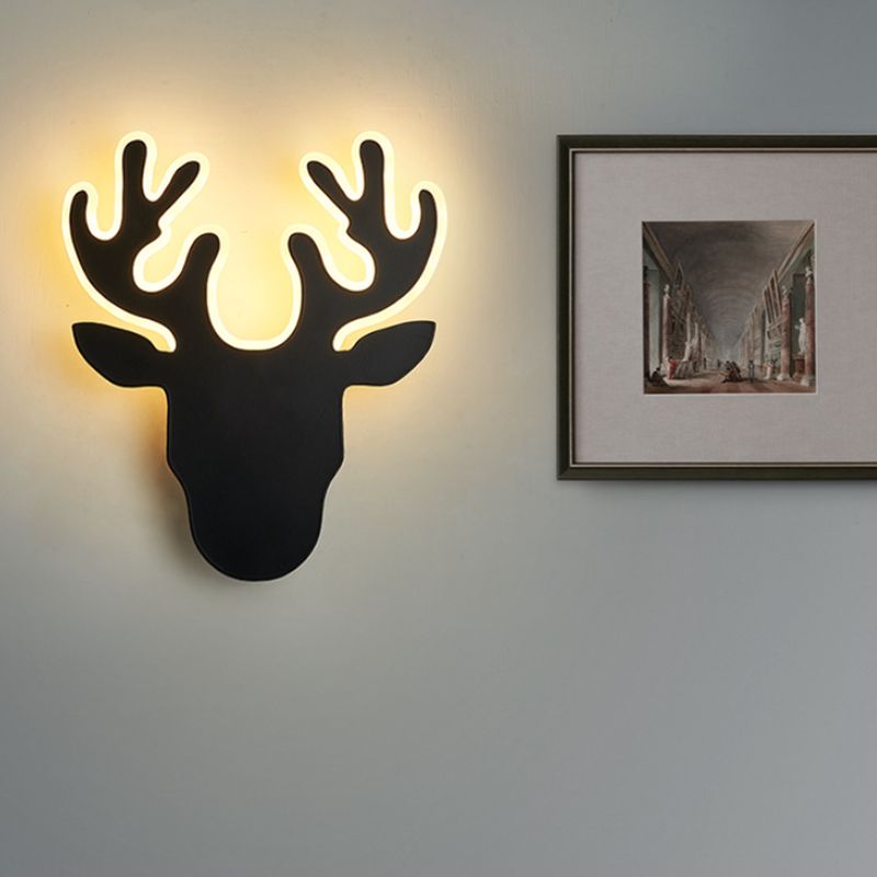 Moderner Stil Geometrischer Schatten Wandleuchten Metall 1 Lichtwandmontierte Beleuchtung