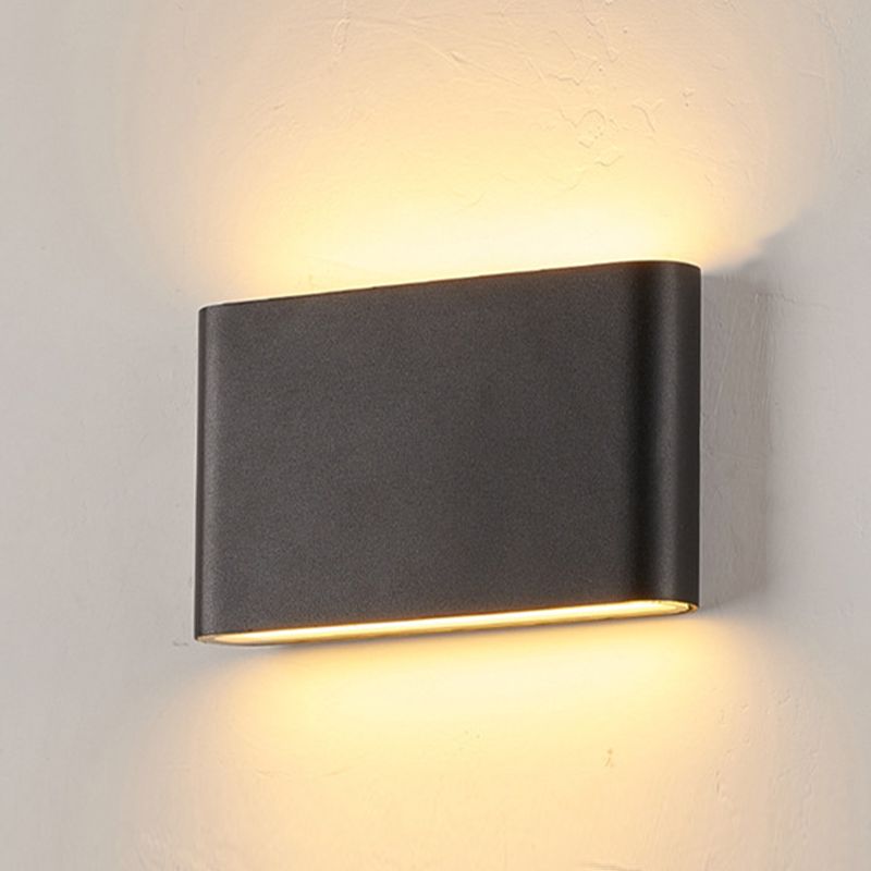 Modern Metal Wall Sconce Geometric Shape Wall Light for Bedroom