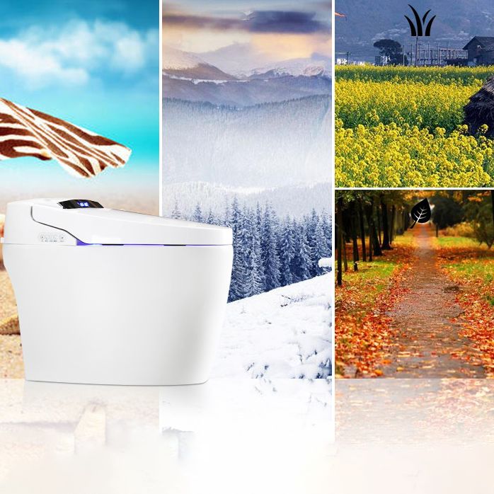 All-In-One Porcelain Toilet Bowl Porcelain Siphon Jet Flush Toilet