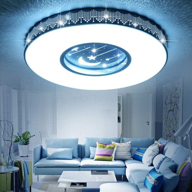 Ciel étoilé créatif encastré lumière moderne chambre plafonnier pour chambre d'enfants