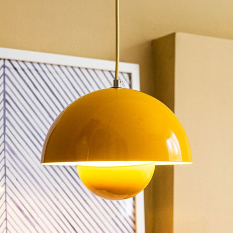 Colorful One Head Hanging Light Nordic Style Macron Pendant Lamp for Bedroom