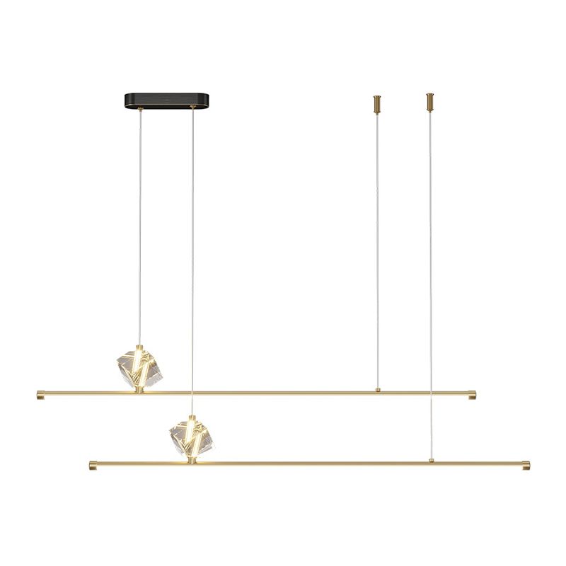 Creative Hanging Island Light Metal LED Hanging Lighting Fixture for Sitting Room