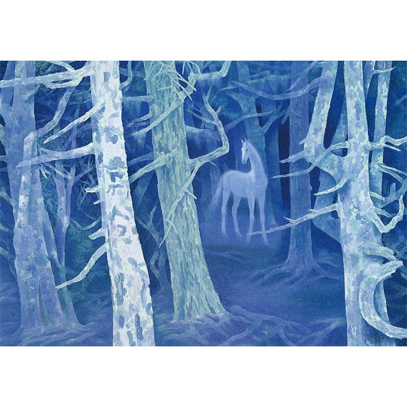 Water Resistant Forest Mural Non-Woven Texture Modern Wall Covering for Living Room
