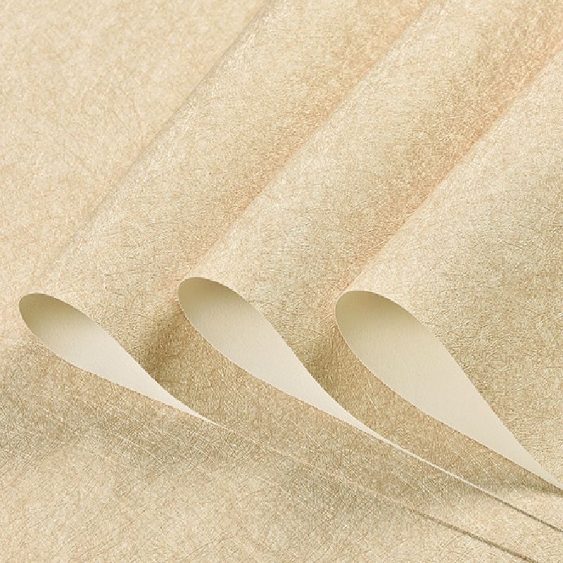 Moisture-Resistant Woven Wallpaper Roll Minimalist Wall Decor for Guest Room, 57.1 sq ft.