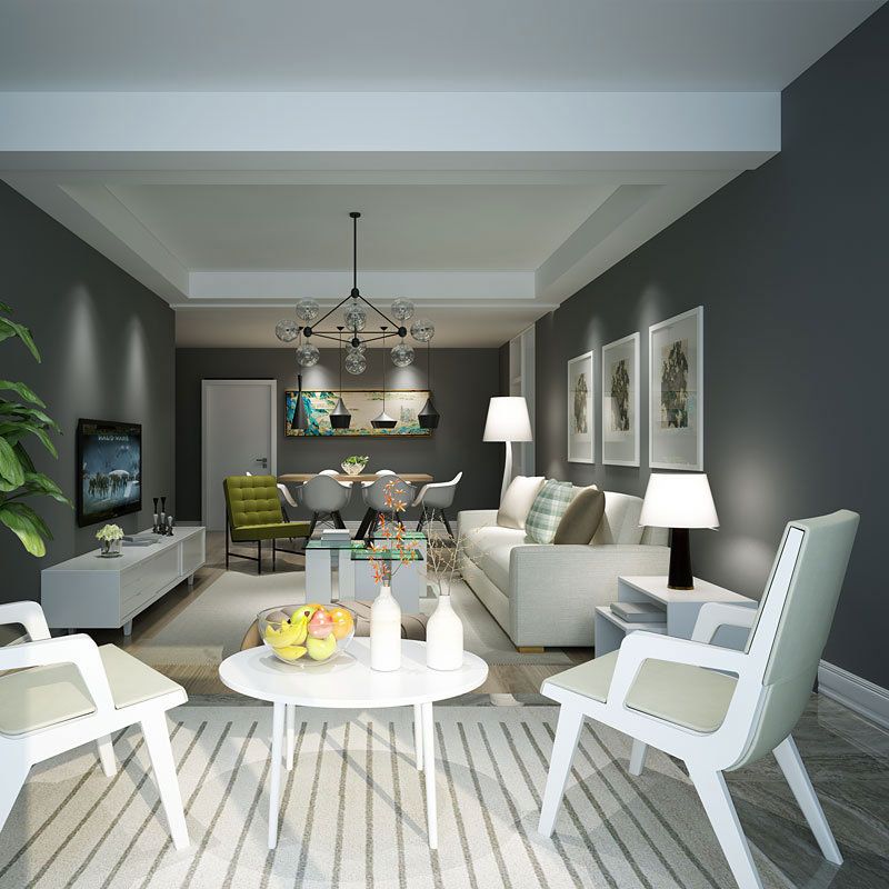 Plain Color Stain-Resistant Non-Pasted Wallpaper, 33 ft. x 20.5 in