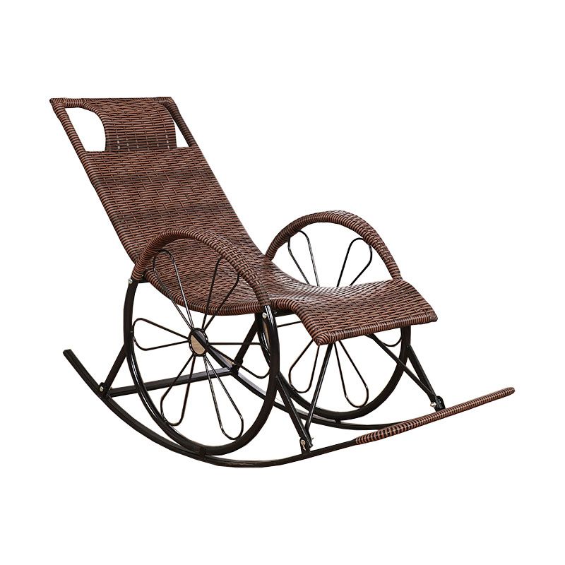 Modern Indoor Rocking Chair Rattan Rocking Chair for Living Room and Bedroom