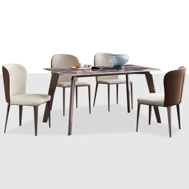 Contemporary 1/4/5 Pieces Dining Set Sintered Stone Dining Room Set
