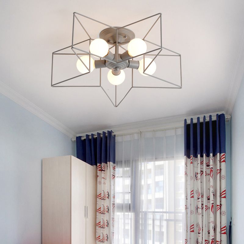 Estilo moderno de techo de techo de estilo estrella 5 luz de techo de luz para restaurante