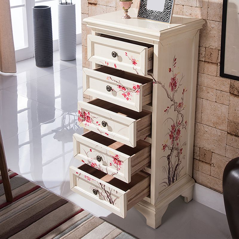 Solid Wood Dresser American Traditional Storage Chest with 5 / 7 Drawers