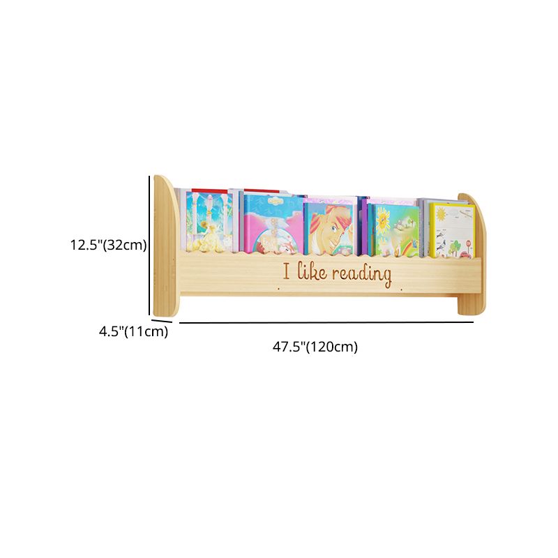 Modern Wall Mounted Bookcase Engineered Wood Bookshelf for Home Use