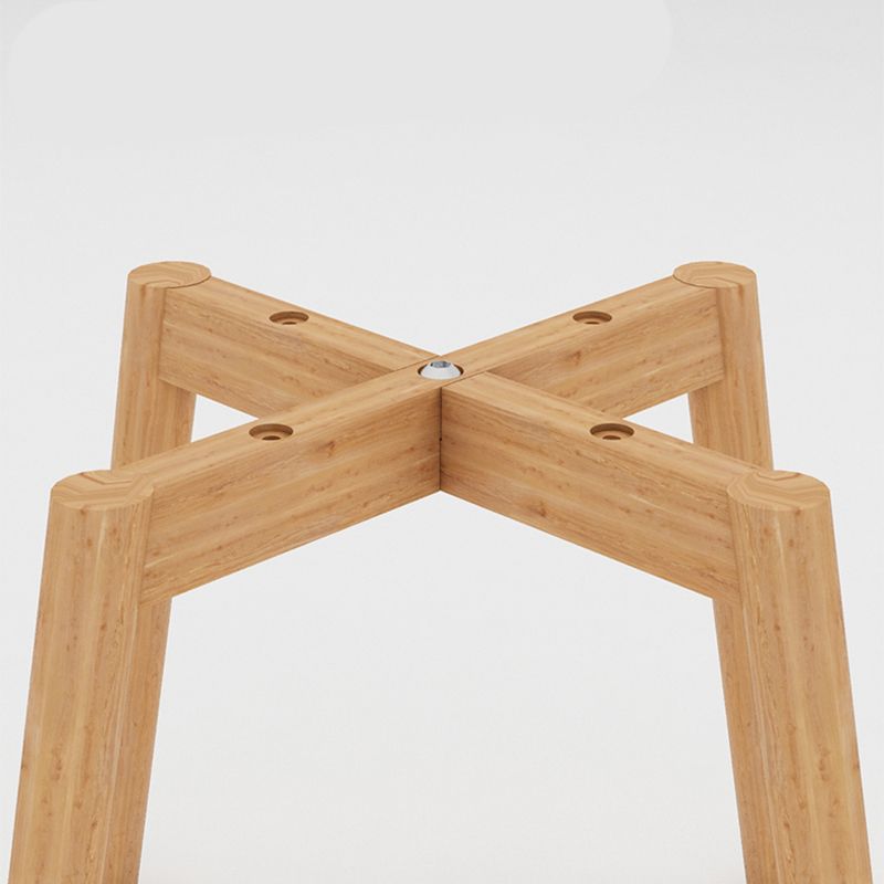 Armless Chair 17.7" L x19.6" W x31.4" H Solid Wood Frame Chair for Living Room