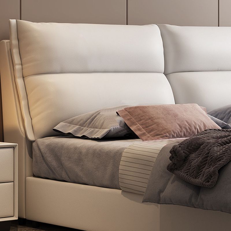 Contemporary 41.33" Tall Upholstered Rectangular Headboard Standard Bed