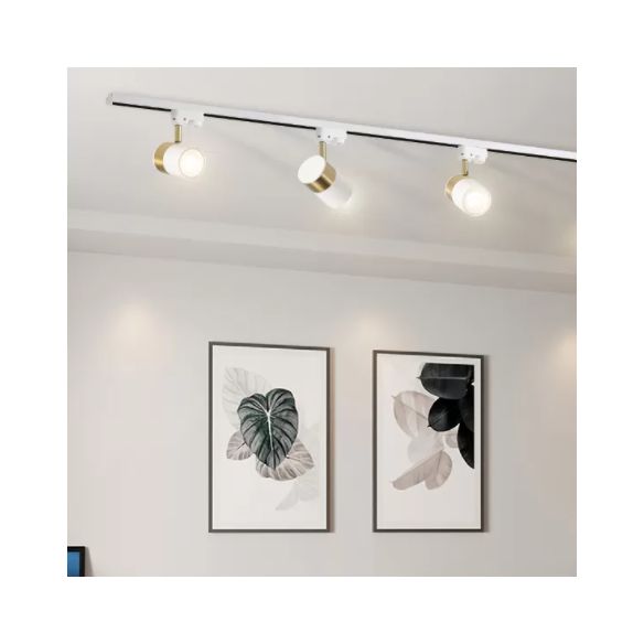 Nieuwe moderne lineaire track verlichting metalen plafond licht armatuur met 3 Spotlights