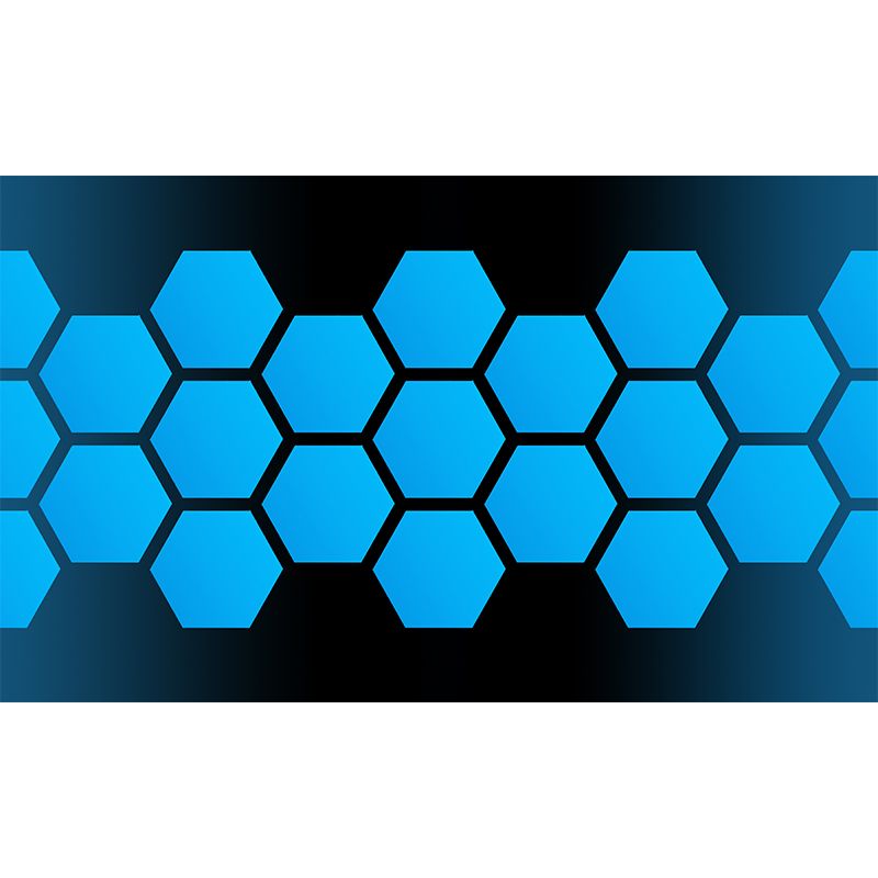 Hexagons Geometry Contemporary Mural Wallpaper for Home Decoration, Waterproofing