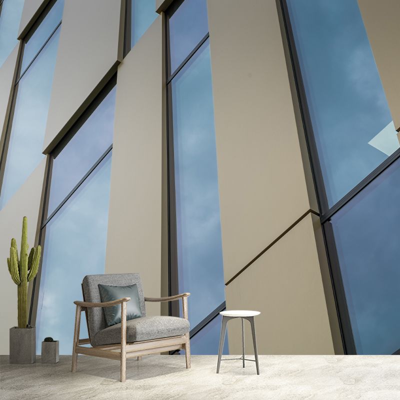 Contemporary Style Urban High-rise Wall Murals for Meeting Room, Stain Resistant