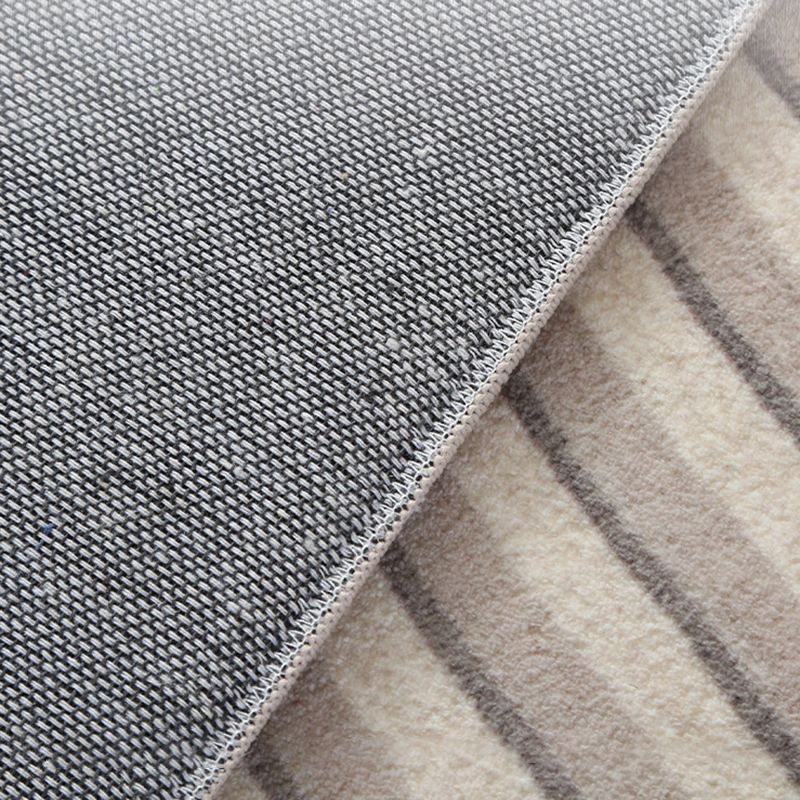 Simplicity Carpet Contemporary Polyester Rug Washable Indoor Rug for Home Decor