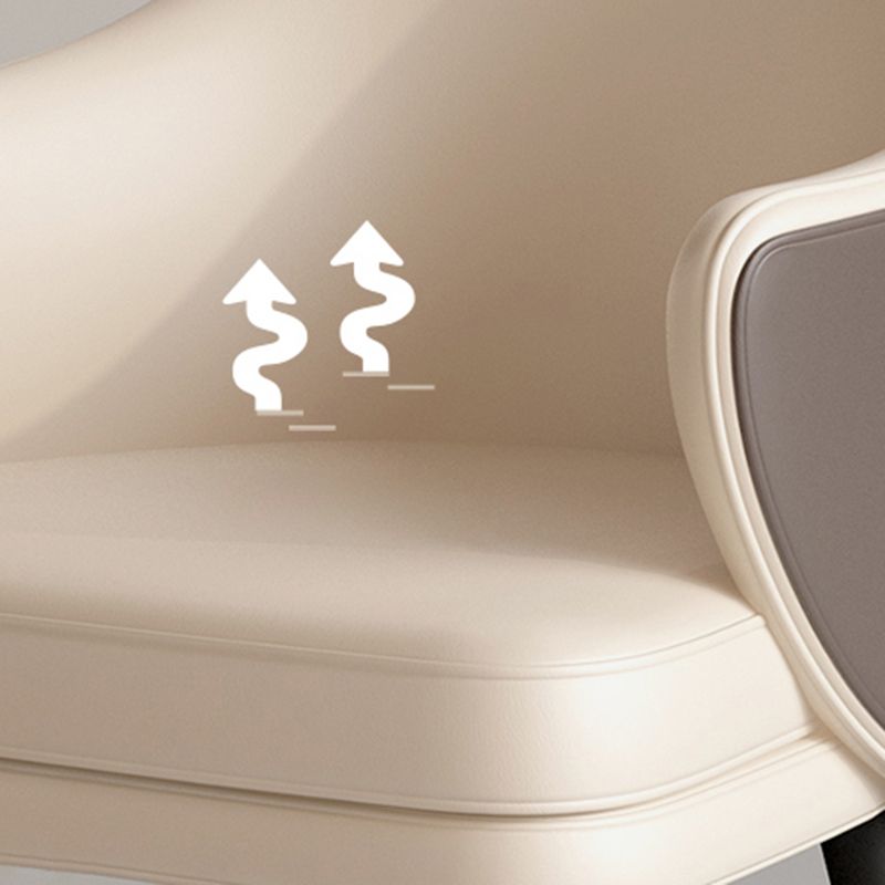 Modern Fixed Dinette Set 1/2/5 Pcs Round Stone Dinette Table with Dining Chair