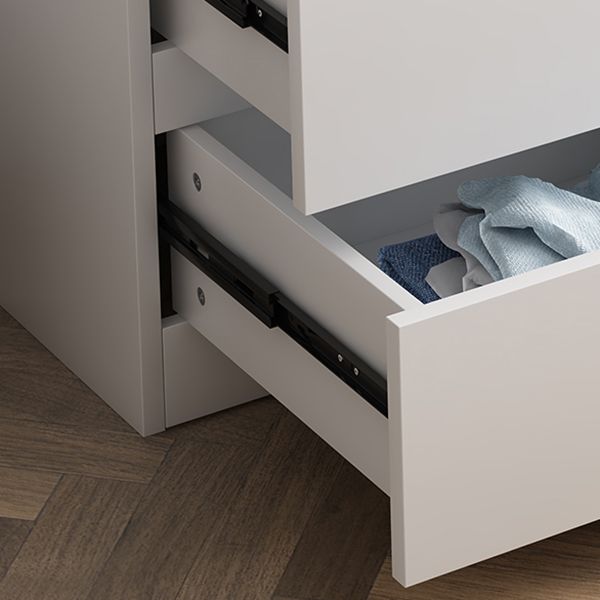 Contemporary Double Dresser Wood Storage Chest Dresser for Bedroom